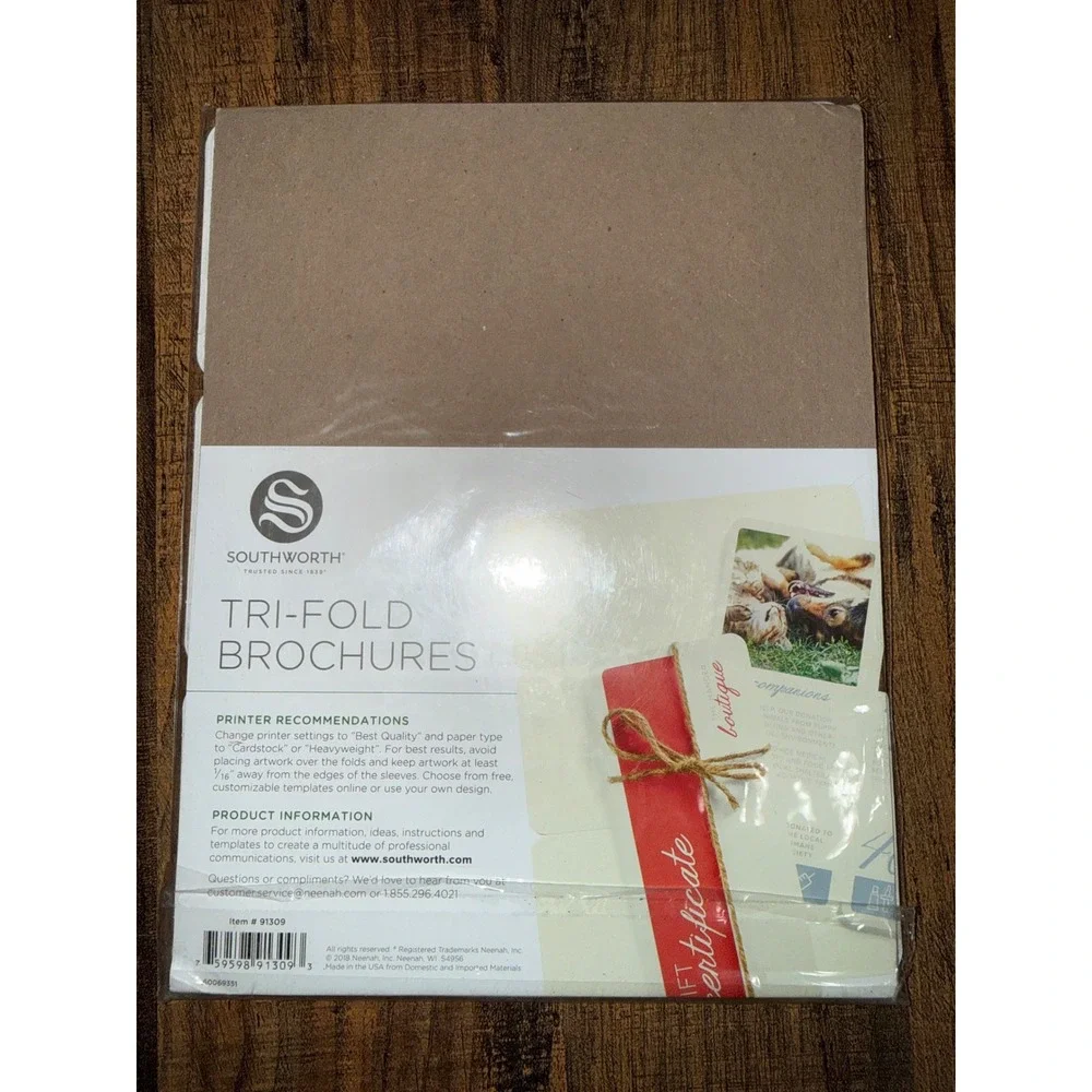 Southworth tri fold